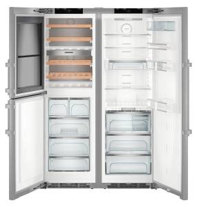 Liebherr - SBSes 8496-20 PremiumPlus A+++ Wein NoFrost BioFreshPlus Edelstahl Smartsteel Icemaker BluPerformanc