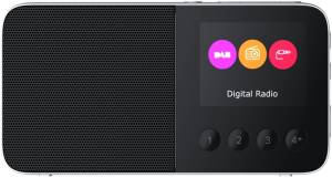 Pure - Move T4 schwarz Taschenradio DAB, DAB+ & UKW Radio Bluetooth Akku Farbdisplay