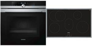 Siemens - EQ 2 Z 087  Backofen-Set Mikrowelle Induktions-Kochfeld autark 80 cm  Glaskeramik