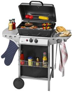 Clatronic GG 3590 Gasgrill schwarz/edelstahl