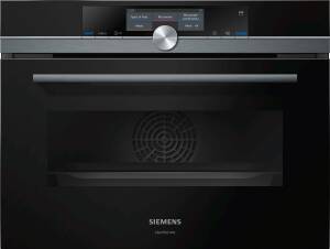 SIEMENS studioLine CN 878 G4 B6 studioLine Pyrolyse Mikrowelle blacksteel Dampfunterstützung
