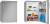 Amica VKS 351 115 E 85 x 60 cm edelstahl 155 L Inhalt LED-Beleuchtung Edelstahloptik