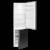 Bomann KG 184.1 six-look 180 x 55 cm schwarz Edelstahl-Optik