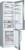 Bosch KGE 398 IBP VitaFresh LowFrost 201 x 60 cm Edelstahl