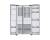 Samsung RS 6 GA 884 CSL NoFrost 178 x 91.2 cm silber 150€ Cashback bis 31.10.2023