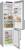 Bosch KGN 39 VIBT NoFrost Edelstahl 203 X 60 cm