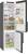 Bosch KGN 39 VXBT NoFrost 203 x 60 cm Edelstahl schwarz