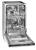 Bomann GSPE 7415 VI 45cm vollintegrierbar Besteckkorb