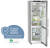 Liebherr CBNsda 5753-20 NoFrost 201.5 X 59.7 cm edelstahl .inklusive 2-Mann-Service .bis zum Aufstellungsort