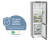 Liebherr CBNsda 5723-20  NoFrost 201.5 X 59.7 cm edelstahl .inklusive 2-Mann-Service .bis zum Aufstellungsort