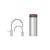 QUOOKER Quooker Nordic Square Twintaps PRO3 Voll-Edelstahl 3NRRVSTT - inkl. 7 JAHRE GARANTIE