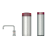QUOOKER Classic Nordic Square single tap COMBI+&CUBE Voll-Edelstahl 22+CNSRVSCUBE - inkl. 7 JAHRE GARANTIE