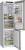 Bosch KGN 392 LAF NoFrost 203 x 60 cm Metall-Look