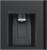 LG GSGV 91 EVAD 179 X 91.3 cm schwarz