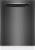 Bosch SMP 4 ECC 72 S Gebürsteter schwarzer Stahl mit Anti-Fingerprint