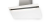 berbel Glassline BKH 90 GL weiß Kopffreihaube 90cm
