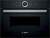 Bosch CMG 633 BB 1 Kompaktbackofen mit Mikrowelle, schwarz