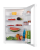 Amica EVKS 16162 87.3 x 54 cm Schlepptür weiß Einbaukühlschrank