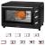 Bomann MBG 6023 CB schwarz 30 L Backofen Drehspieß Pizzastein