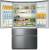 Haier HB 26 FSSAAA  NoFrost 190 x 100.5 cm edelstahl mit Festwasseranschluss