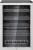 Bomann KSG 7283.1 schwarz 84.5 x 54 cm Glastür-Kühlschrank