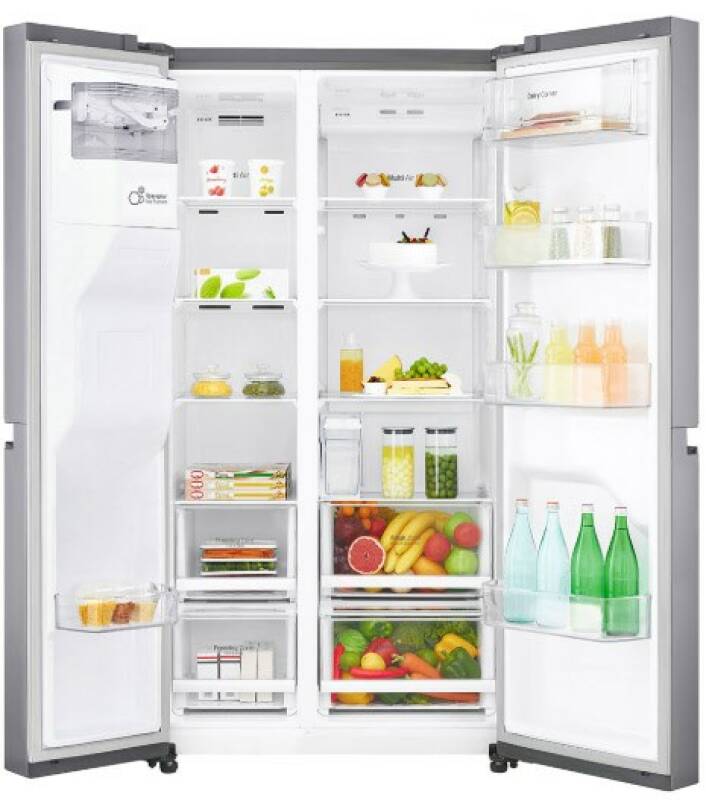 Lg Gsl 481 Pzxz 4er Serie Eis Wasser Total Nofrost Multiairflow Spaceplus System Kuhlen Gefrieren Side By Side Kombinationen