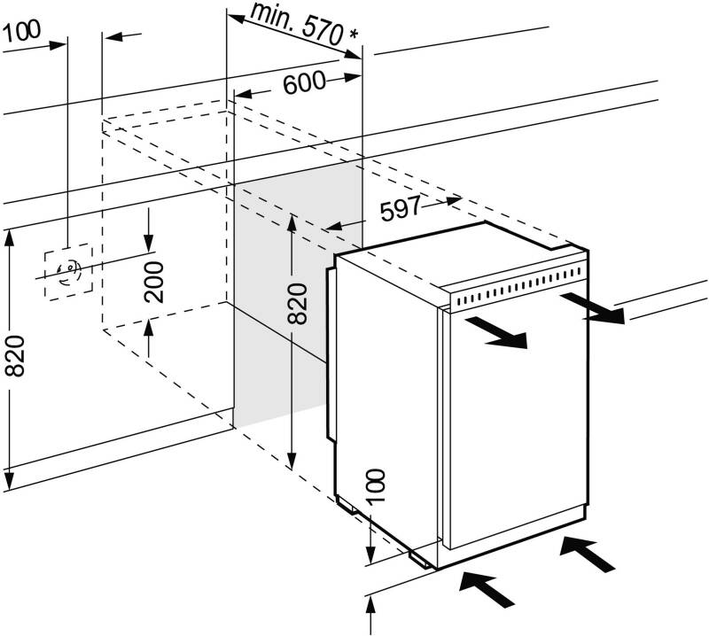 Liebherr UG 1211-24 Comfort 81.8 x 59.7 cm weiß Unterbaubar