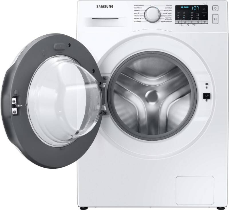 Samsung WW 80TA 049 TE 8 kg 60 cm 1400 U/min SchaumAktiv  Hygiene-Dampfprogramm weiß Waschen & Trocknen Waschmaschinen Frontlader