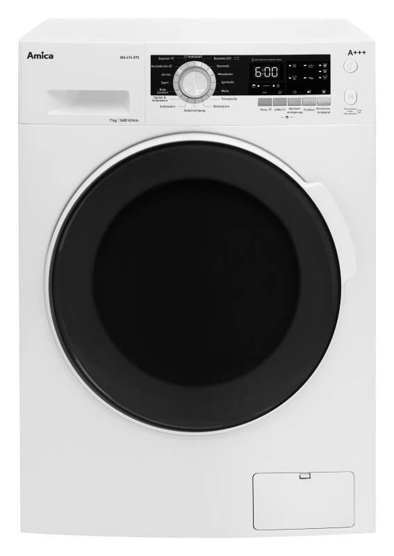 Amica WA 474 070 7 kg 1400 Touren Waschen & Trocknen Waschmaschinen  Frontlader