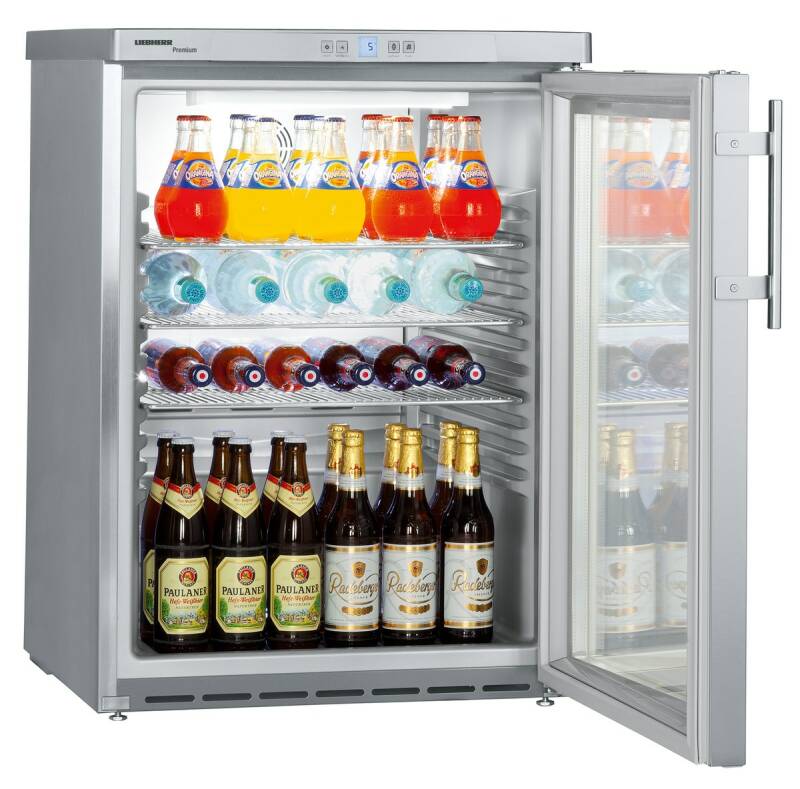 Liebherr FKUv 1663-24 Premium 83 x 60 cm edelstahl Getränkekühlschrank  Glastür Kühlen & Gefrieren Kühlschränke