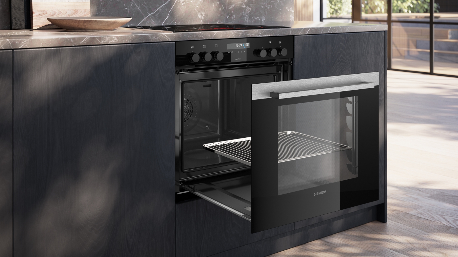 Siemens HE378HBS4 extraKlasse 60 x 60 cm Edelstahl 3D Heißluft