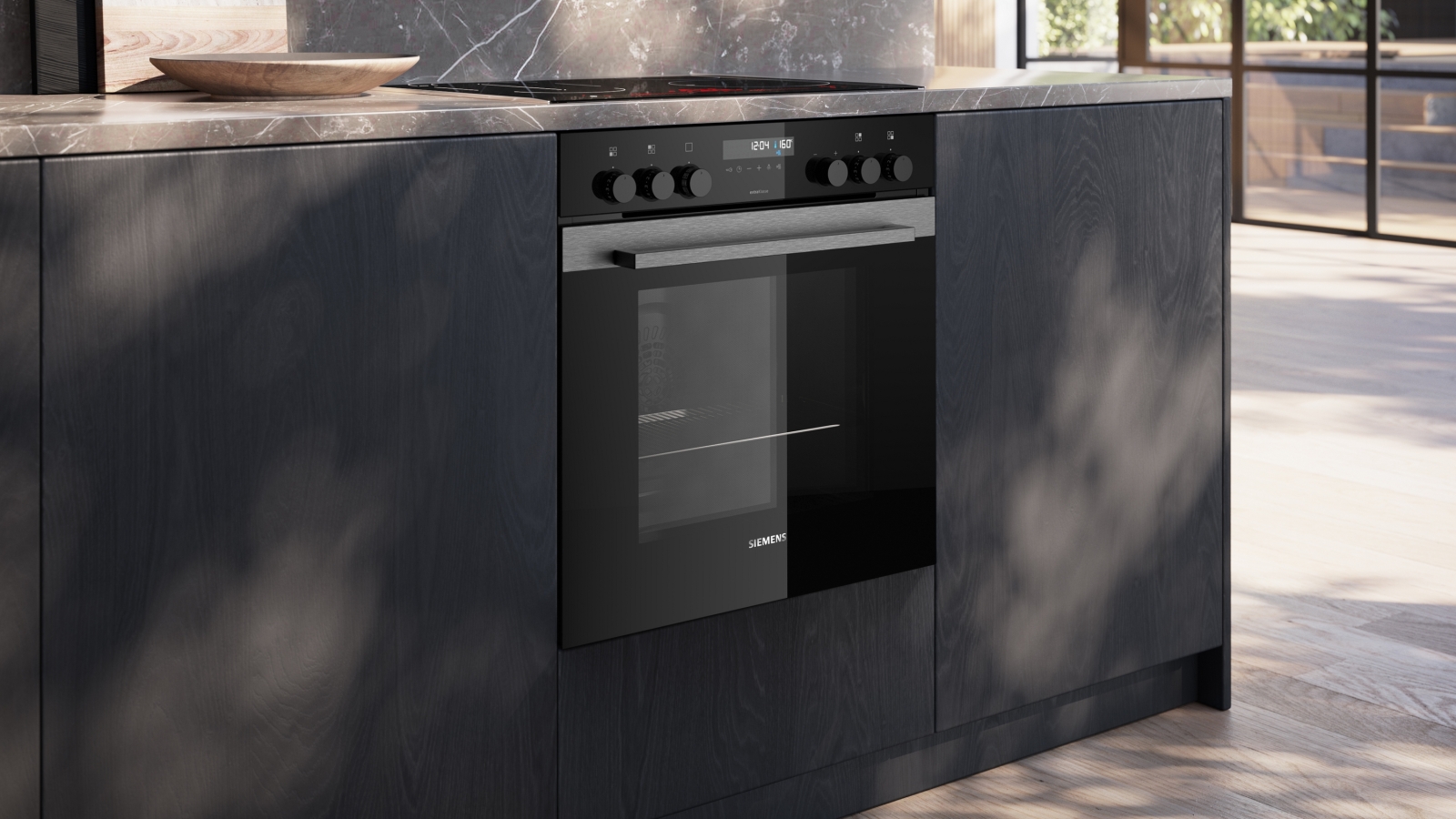 Siemens HE378HBS4 extraKlasse 60 x 60 cm Edelstahl 3D Heißluft