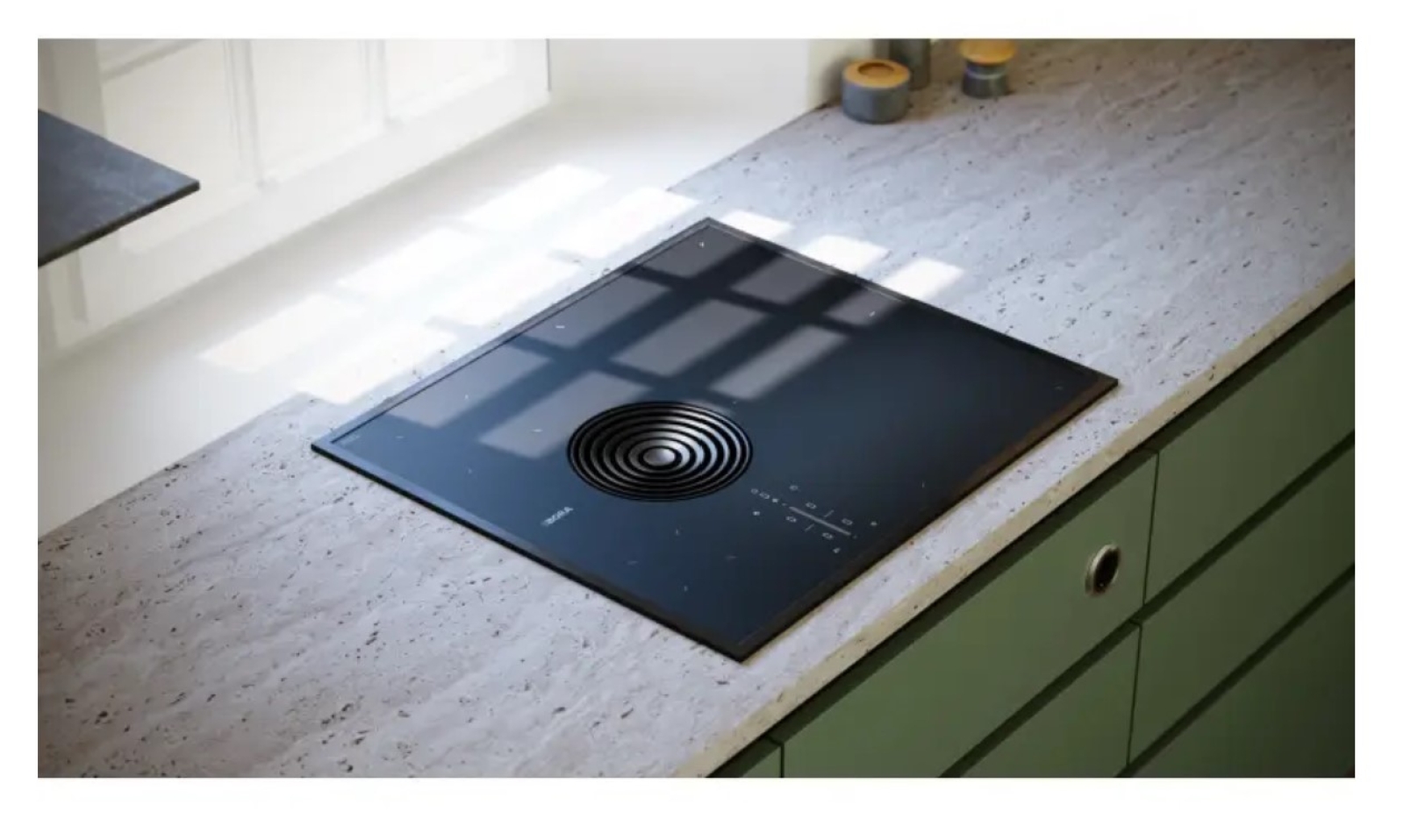 BORA S Pure PURSU2R Rough Matt Kombi-Induktionskochfeld mit integriertem Kochfeldabzug Umluft