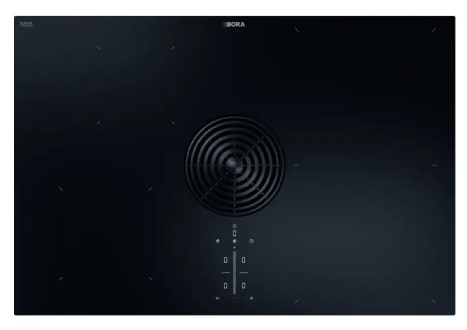 BORA M Pure PURMA2R Rough Matt Kombi-Induktionskochfeld mit integriertem Kochfeldabzug Abluft