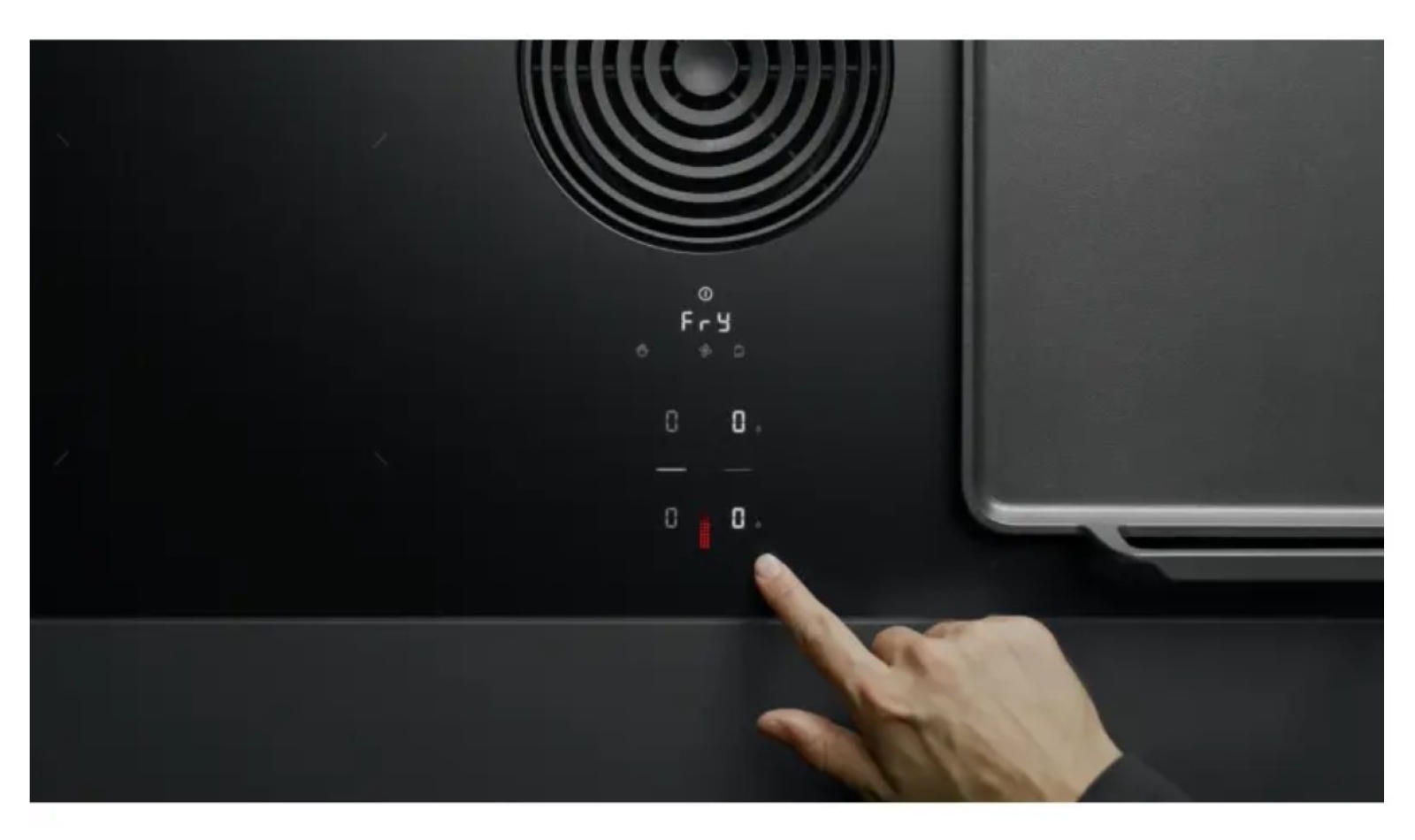 BORA M Pure PURMA2R Rough Matt Kombi-Induktionskochfeld mit integriertem Kochfeldabzug Abluft