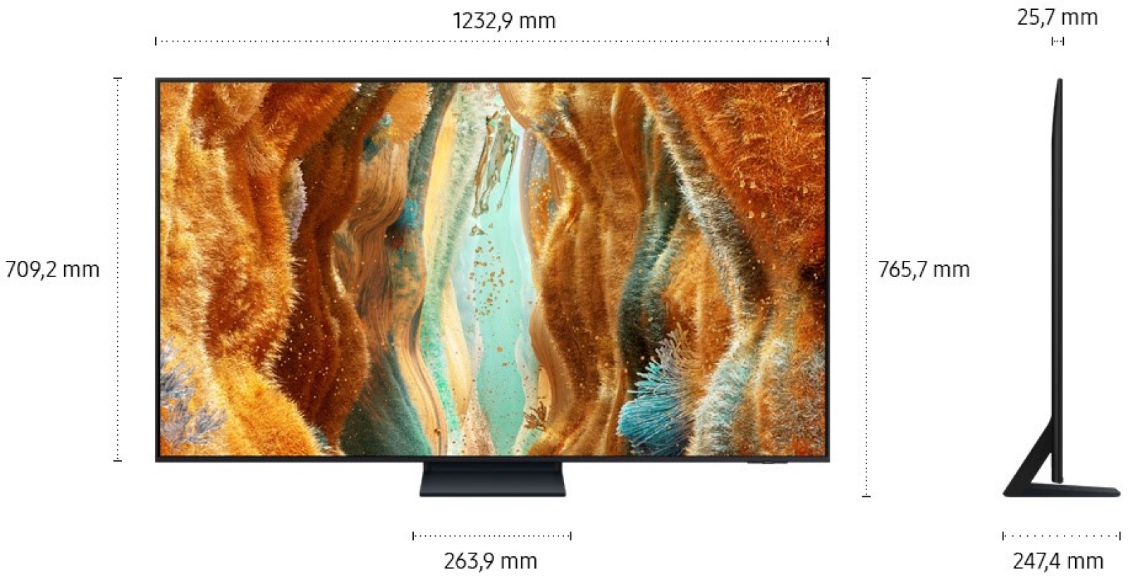 Samsung GQ 55 QN 73 FAT Xklusiv