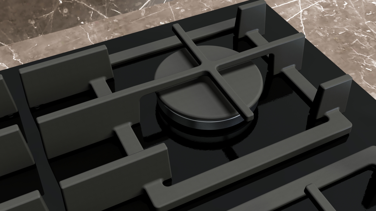 Siemens ER 9 A 6 SH 40 Hartglas Schwarz