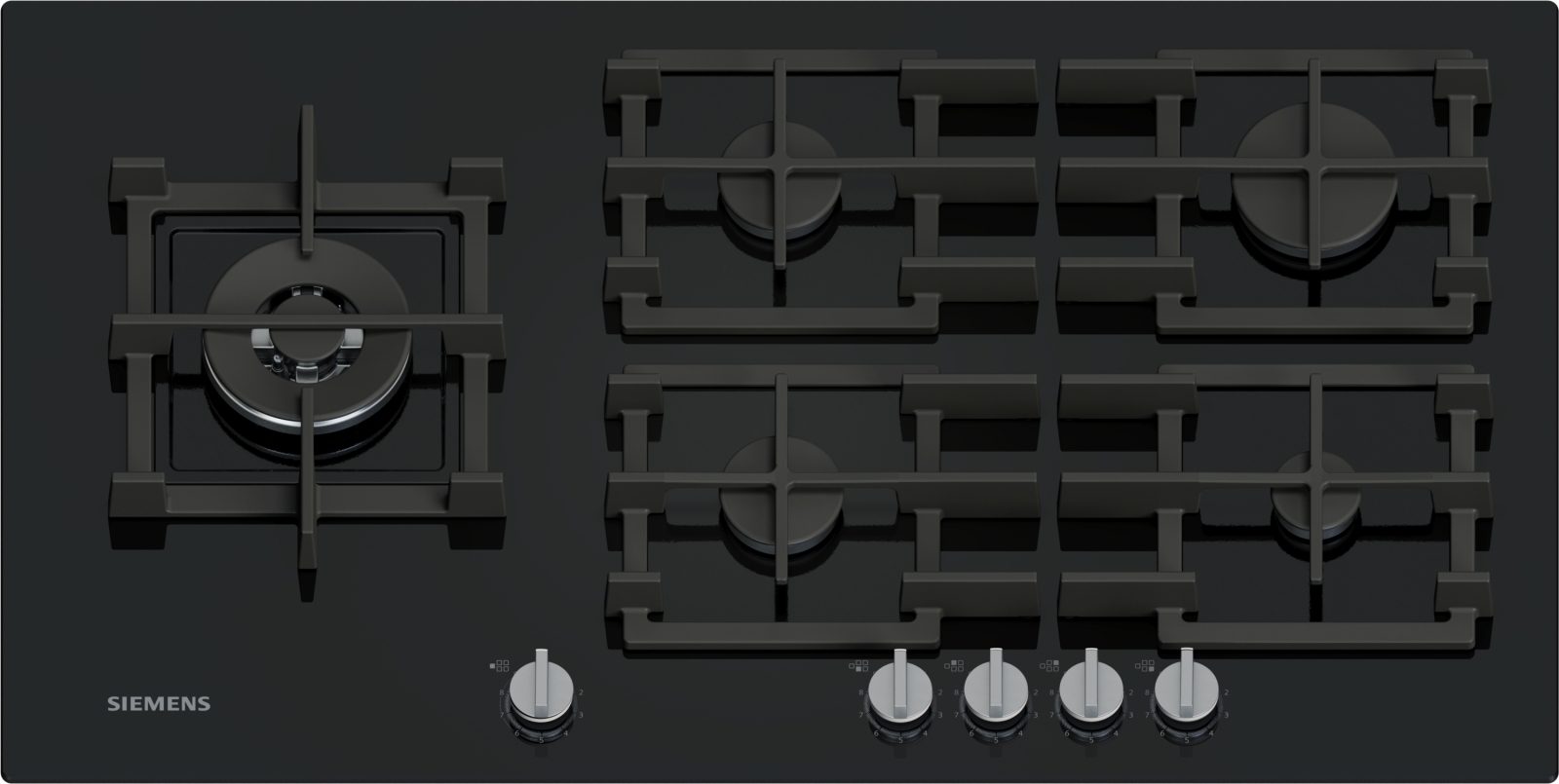 Siemens ER 9 A 6 SH 40 Hartglas Schwarz