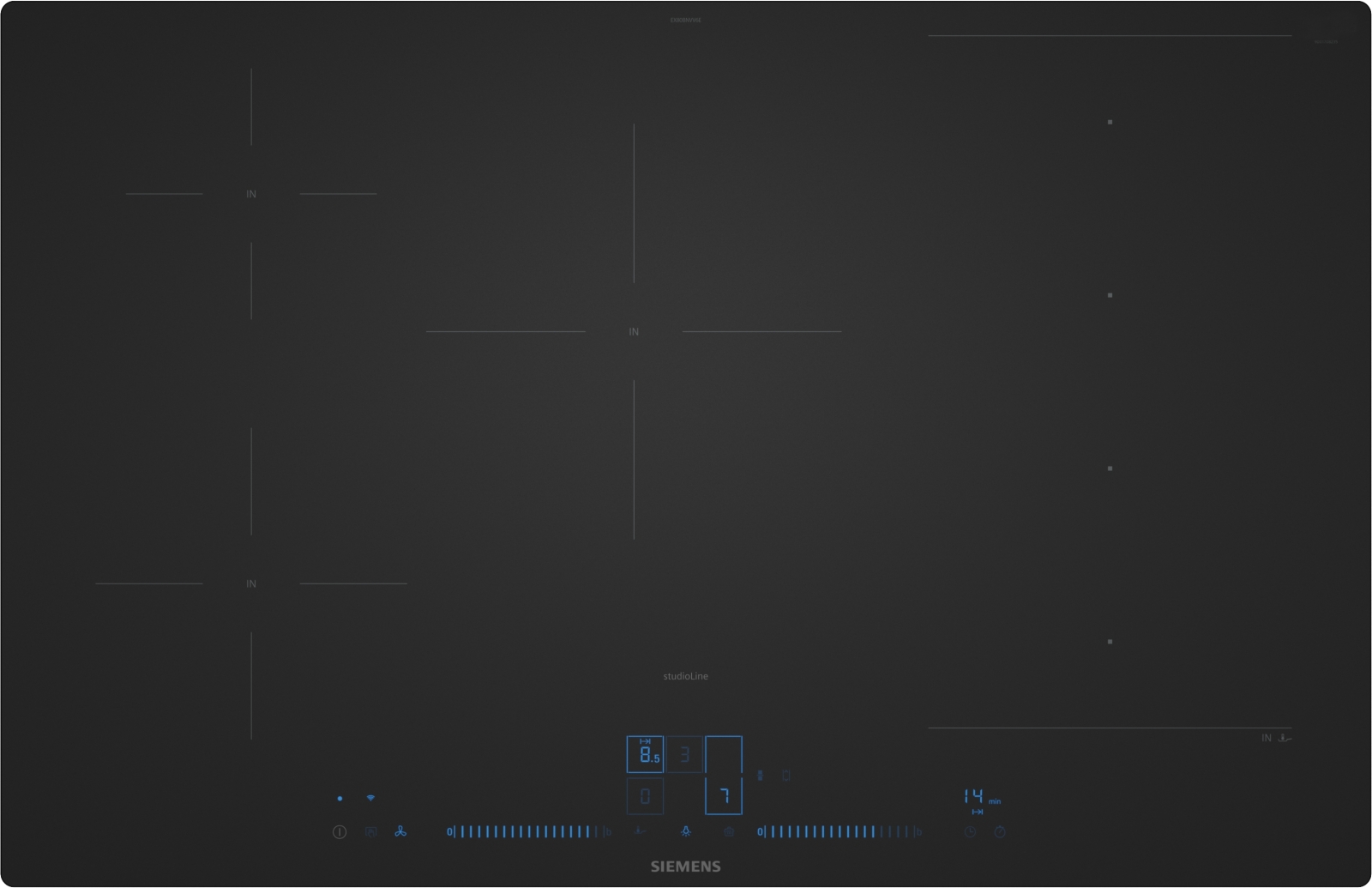 SIEMENS studioLine EX 80 BNVV6E studioLine 80cm iQ700 Matt Edition