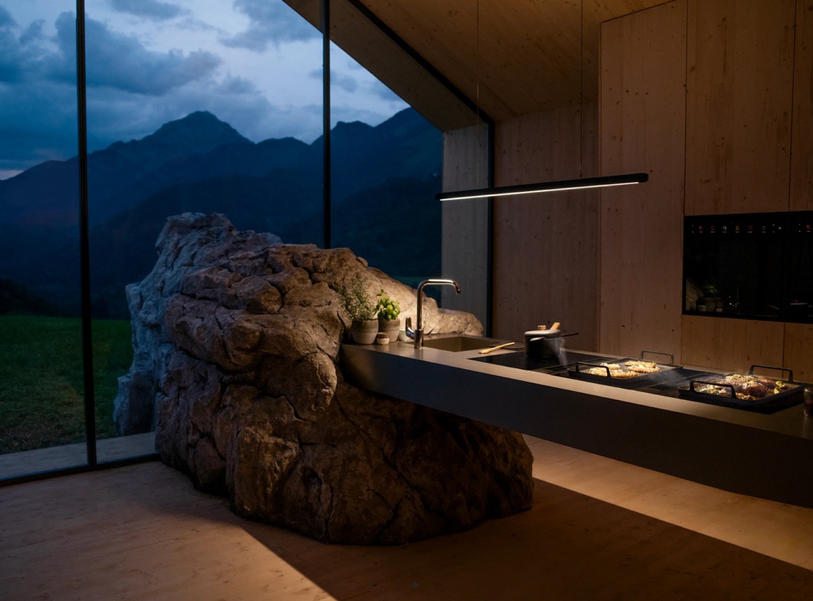 BORA Horizon Pendelleuchte fix schwarz LHFSW