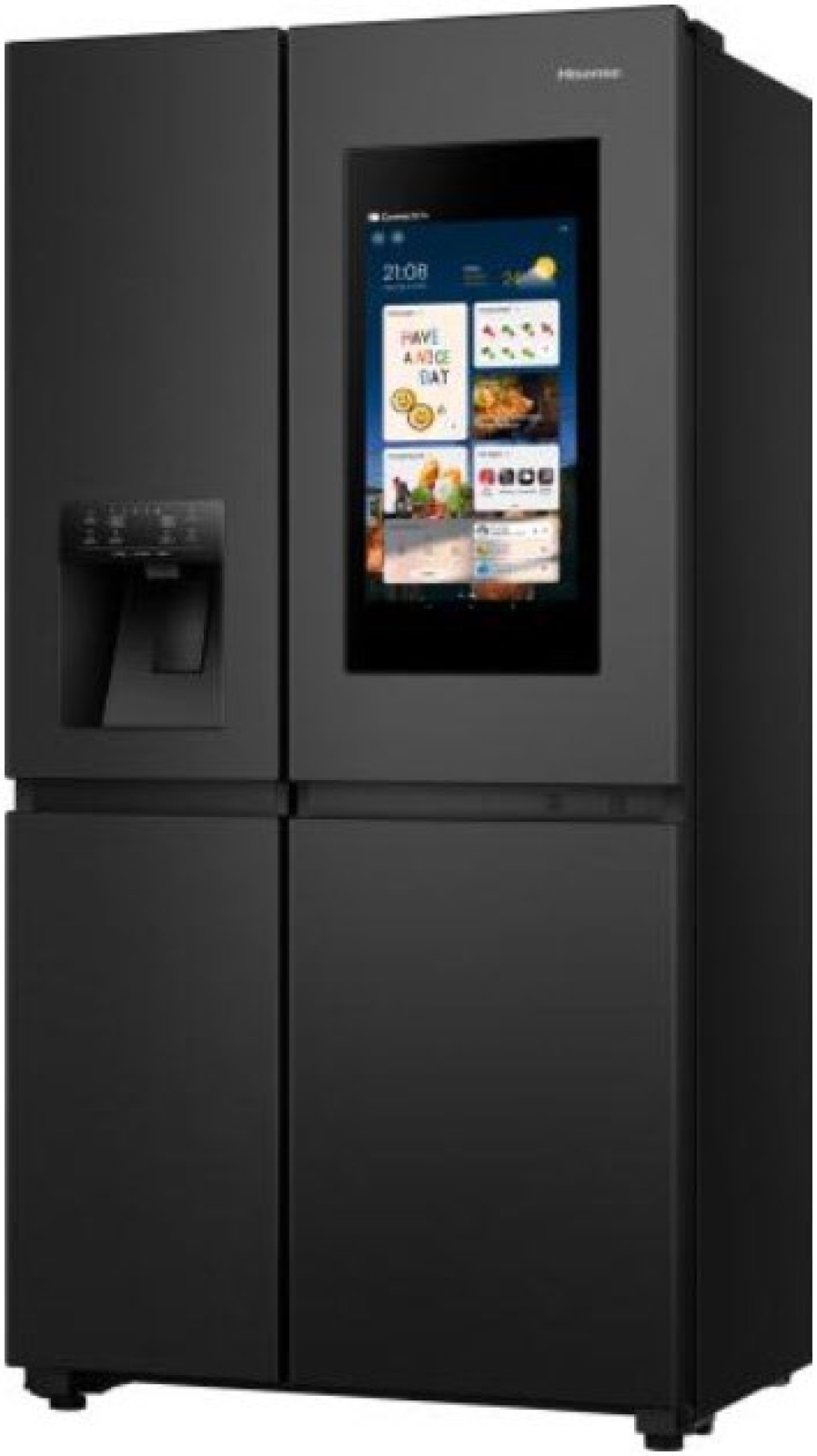 HISENSE RS9P628GPFE schwarz 179 x 91 cm Wasserspender