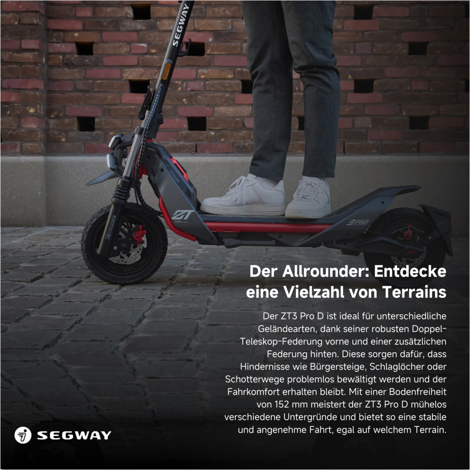 ninebot by SEGWAY eKickScooter ZT3 Pro D
