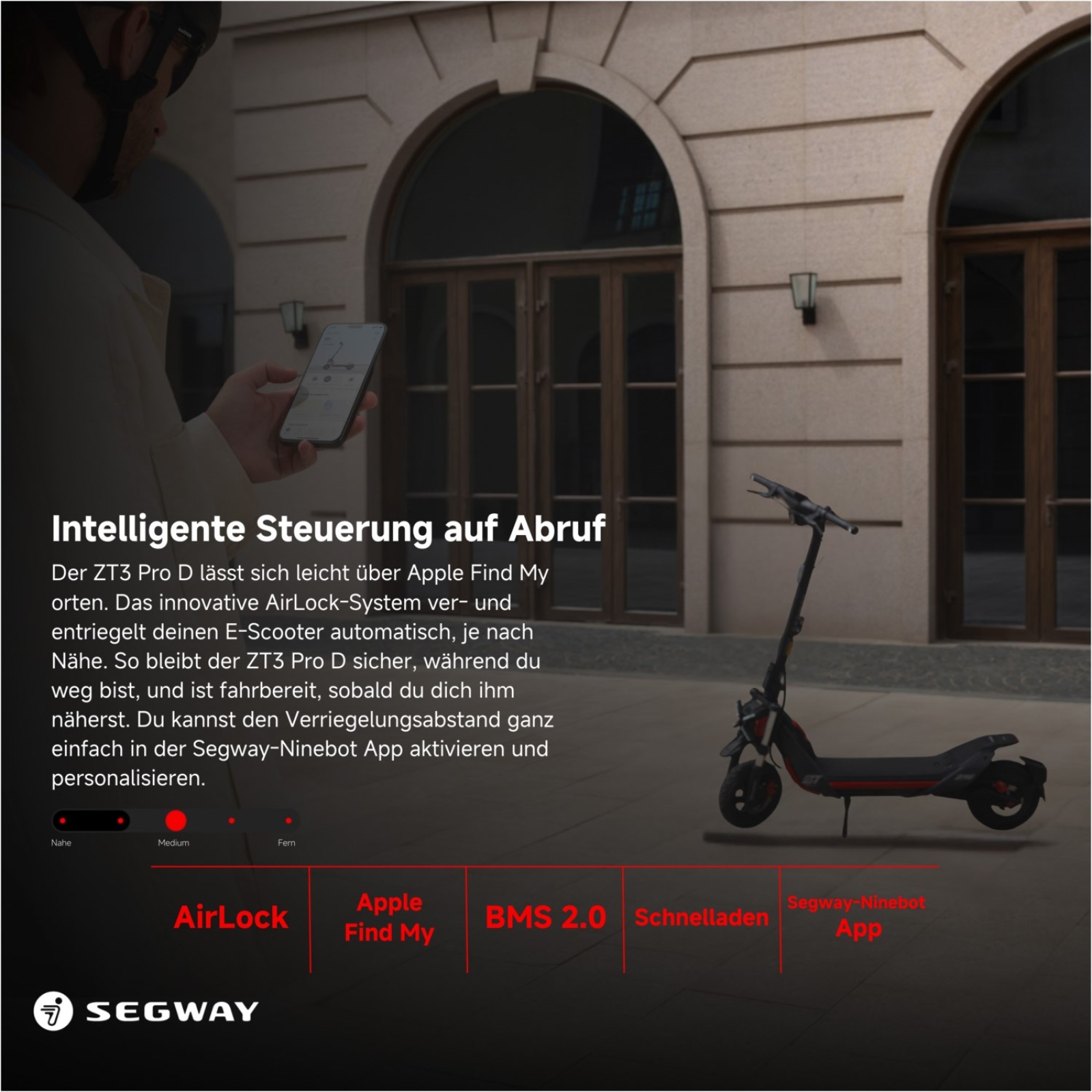 ninebot by SEGWAY eKickScooter ZT3 Pro D
