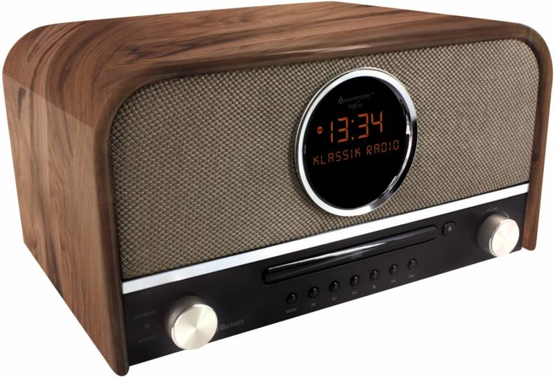 Soundmaster NR 850 braun Nostalgie Radio DAB+ mit