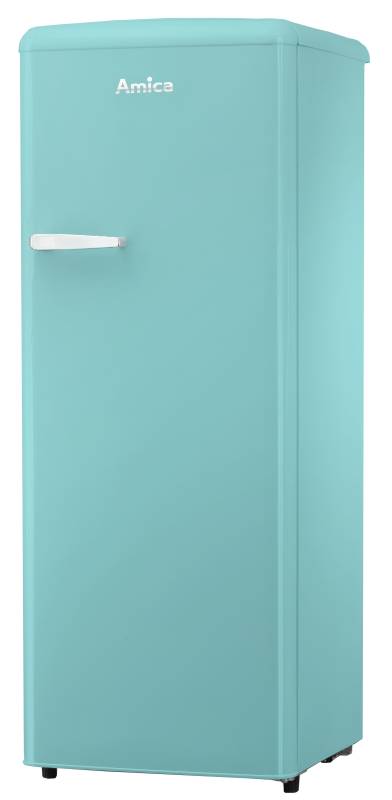 Amica VKSR 354 150 T 144 x 55 cm blau Retro Design ice blue  Vollraum-Kühlschrank Kühlschränke Kühlschränke ab 85cm
