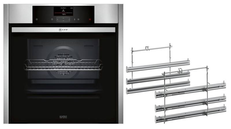 Kochen SLIDE&HIDE Backen .bis Backofen Aufstellungsort 2-Mann-Service 5523 zum .inklusive Neff BMK Pyrolyse Backöfen & excellent CS