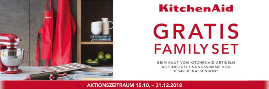 GRATIS KitchenAid Family Set