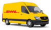wir versenden per DHL Versand per DHL